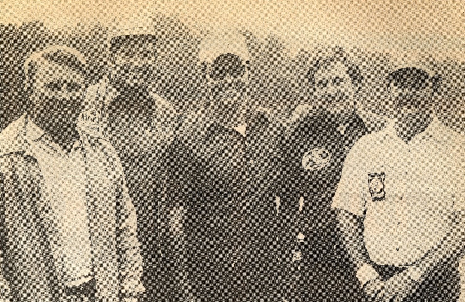 Left to right: Legendary anglers Roland Martin, Tom Mann, Bill Dance, Johnny Morris and Ricky Green.